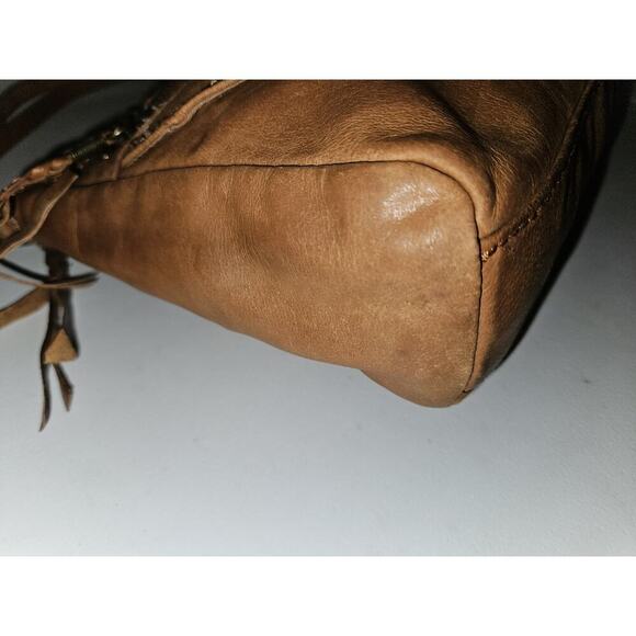 The Sak Ventura Crossbody Shoulder Bag Tobacco Tan Leather 11x7x2 - Picture 10 of 14